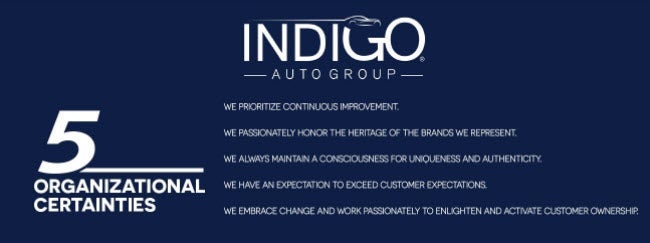 indiGO Auto Group 5 Company Certainties