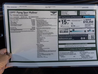 2023 Bentley Flying Spur Mulliner W12