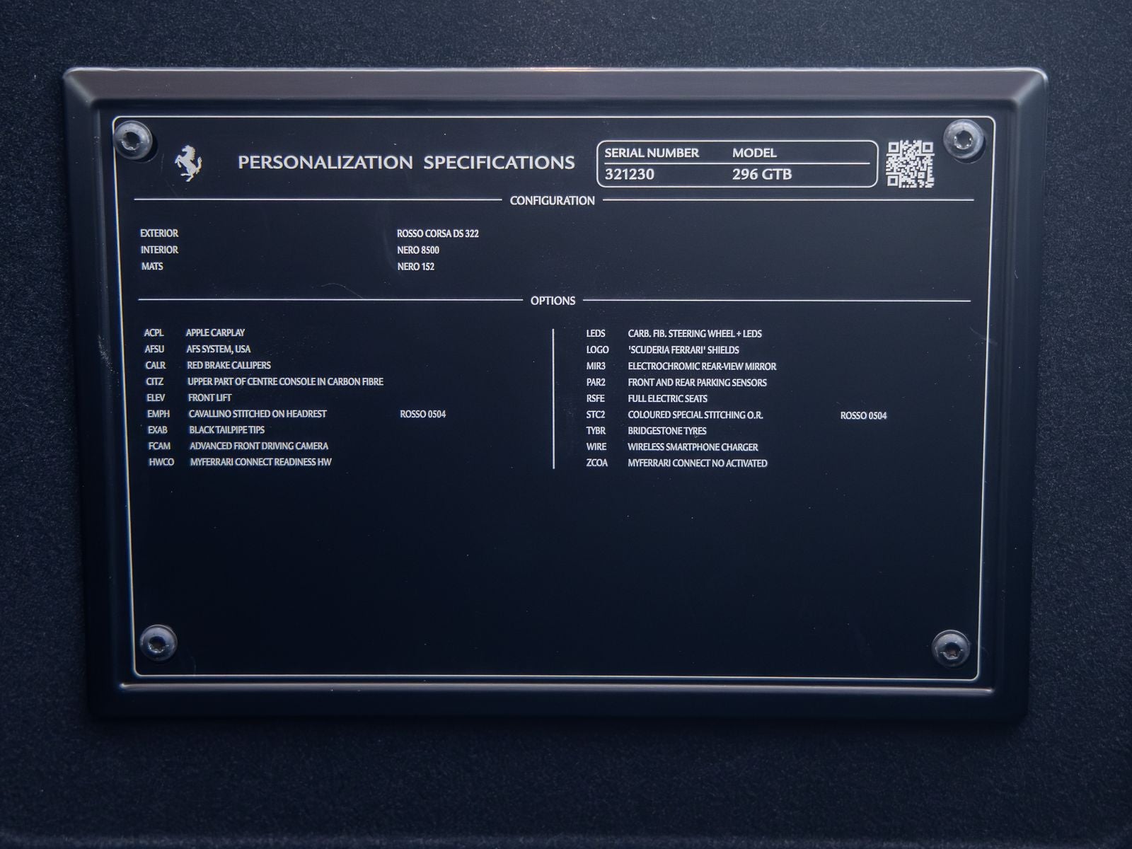 2025 Ferrari 296 GTB Base
