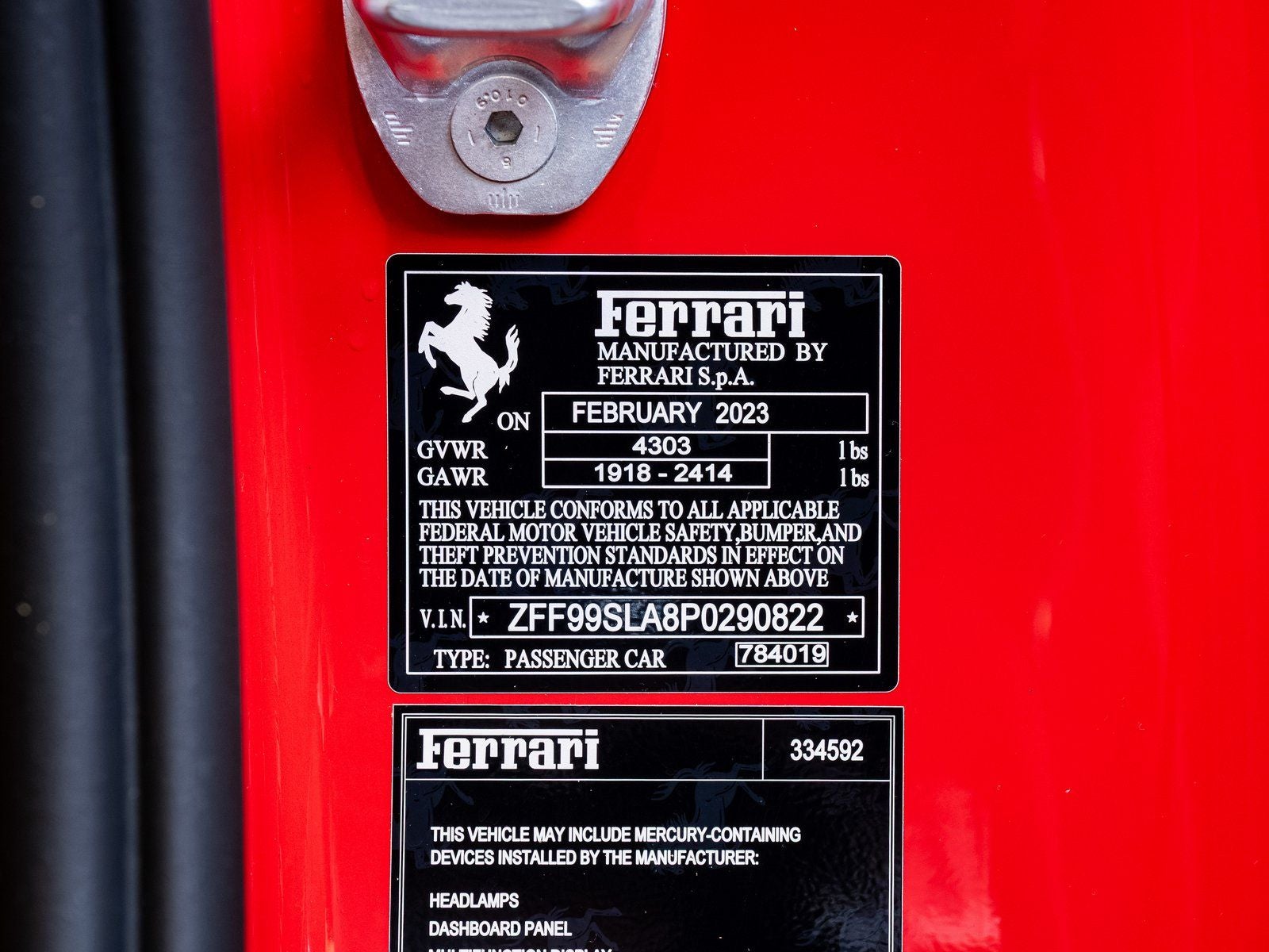 2023 Ferrari 296 GTB Base