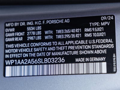2025 Porsche Macan Base