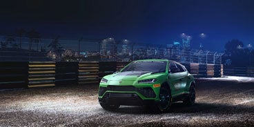 Lamborghini Urus ST-X At Night in Houston TX